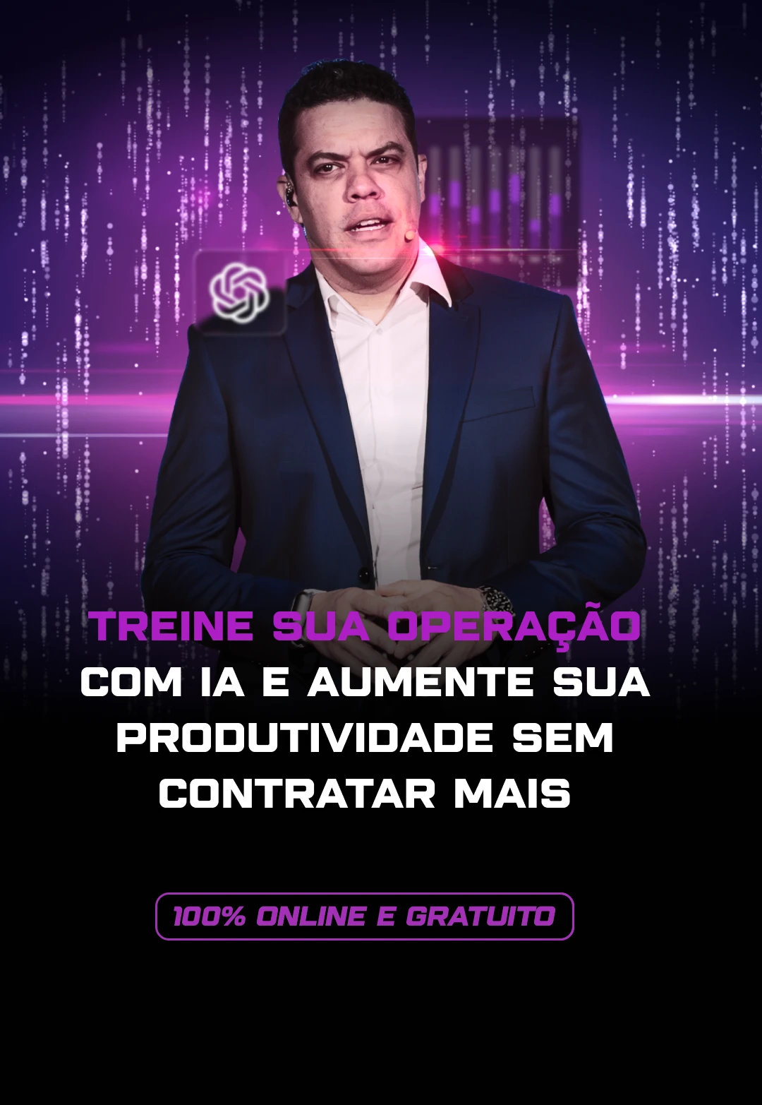 Capa - Treine sua operação de vendas com IA e aumente sua produtividade sem contratar mais